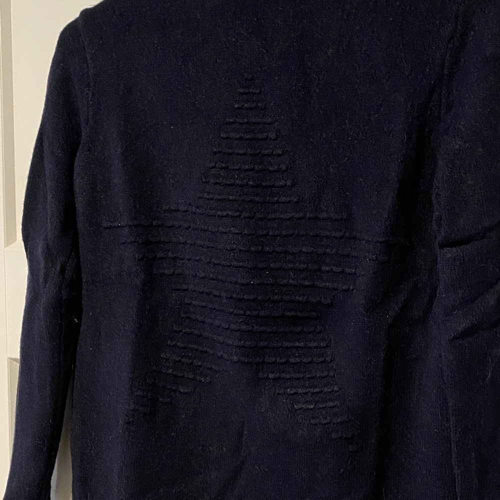 Workshop Republic Clothing Crew Neck Navy Sweater with Star NWOT XS - Picture 2 of 6